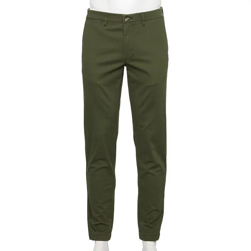 Men's Sonoma Goods For Life® Flexwear Slim-Fit Chinos, Size: 29X32, Dark Green Product Image