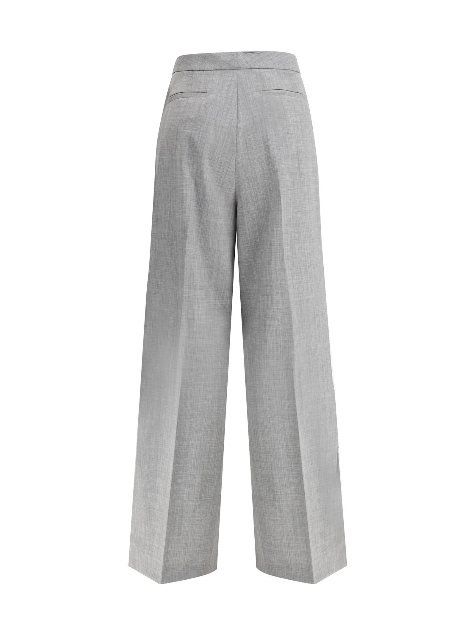 FABIANA FILIPPI Wide-leg Casual Pants In Roccia Melange Product Image