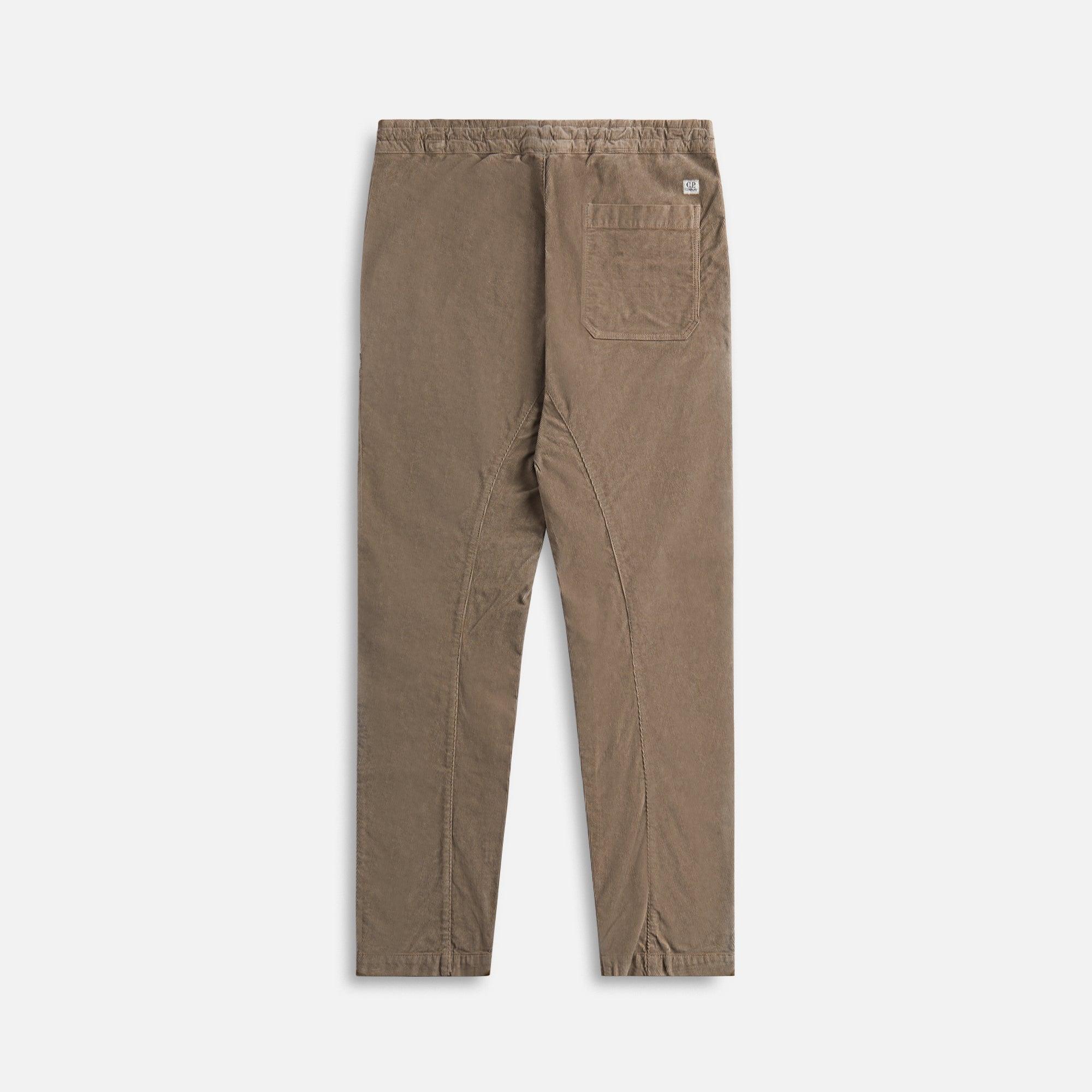 C.P. Company Corduroy Lens Cargo Pants - Walnut Male Product Image