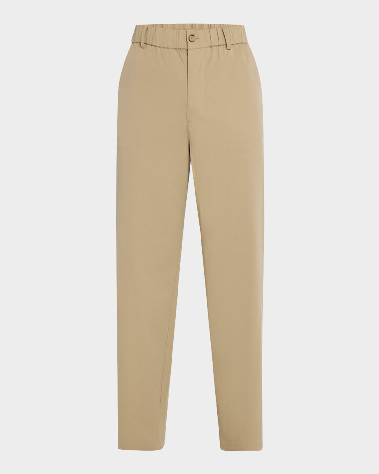 Mens Relaxed Cotton Trousers Product Image