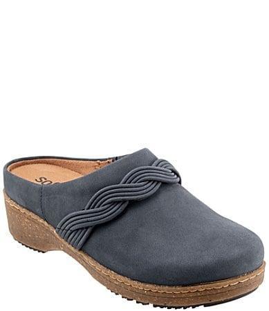 SoftWalk Arvada Twist (Navy Nubuck) Women's Shoes Product Image