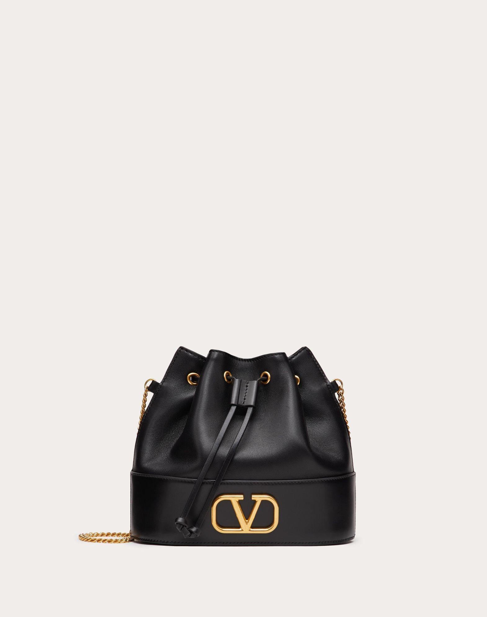 Mini Bucket Bag In Nappa With Vlogo Signature Chain Product Image