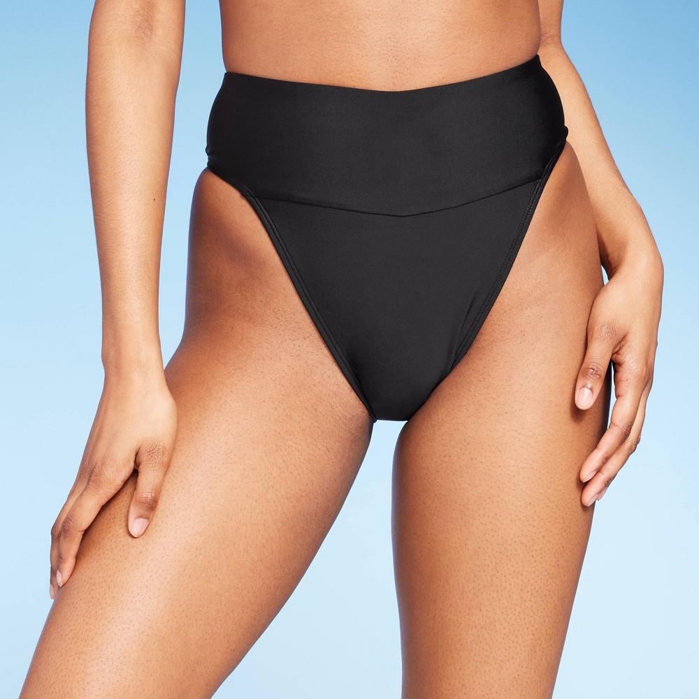 Women's High Waist Extra High Leg Cheeky Bikini Bottom - Wild Fable™ Product Image