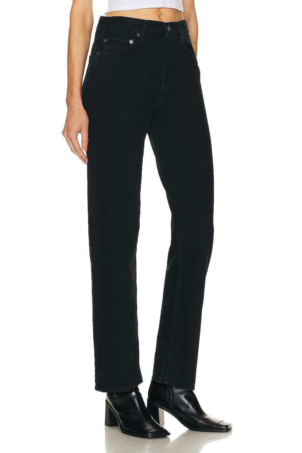 Agolde 90s Pinch Waist High Rise Straight Jeans in Crushed Product Image