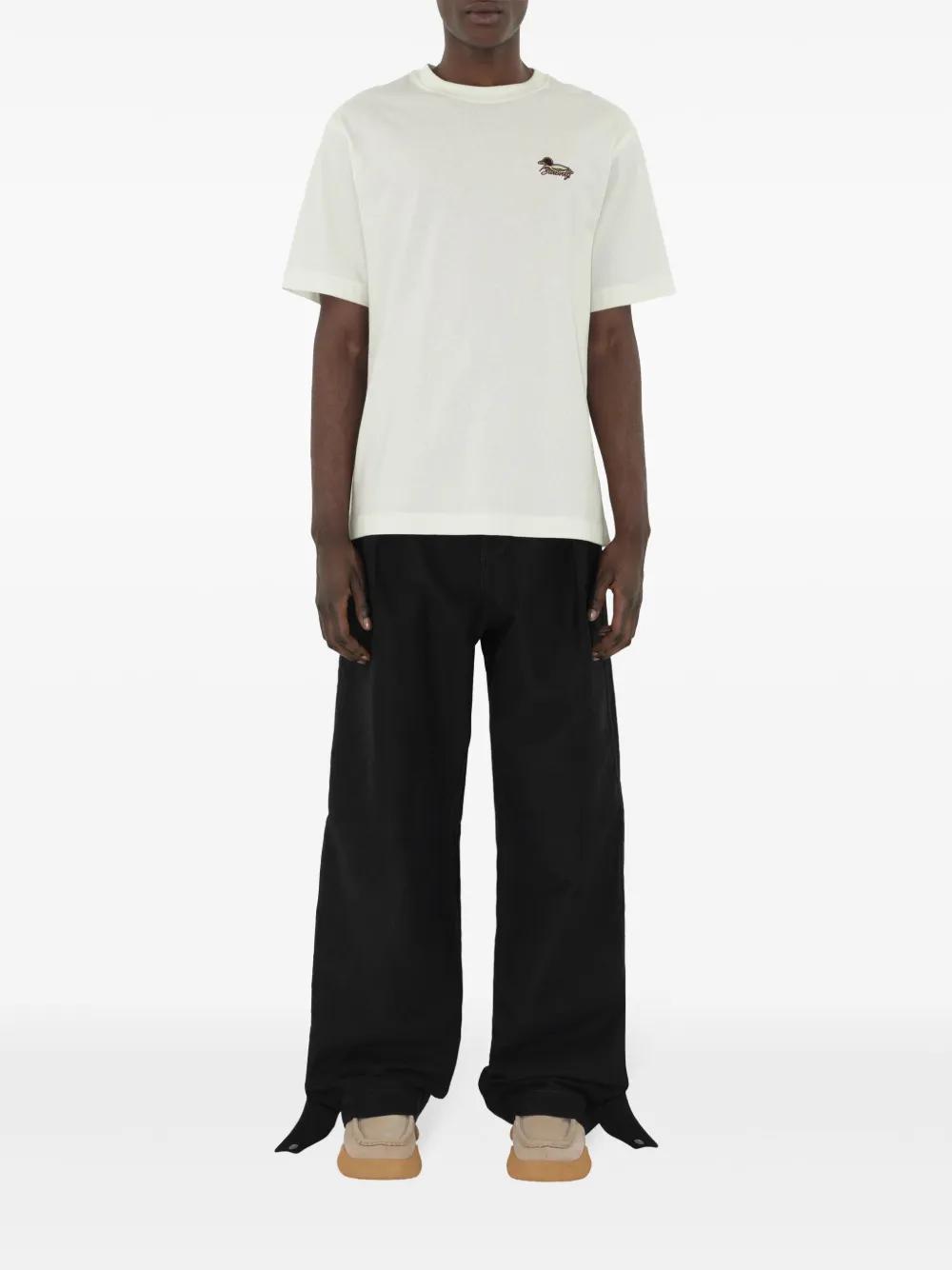 embroidered-logo cotton T-shirt Product Image