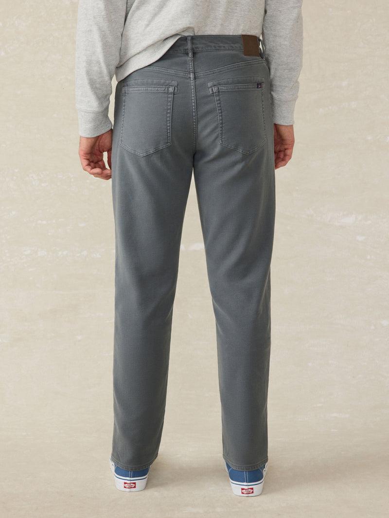 Stretch Terry 5-Pocket Athletic Fit Pant - Slate Product Image
