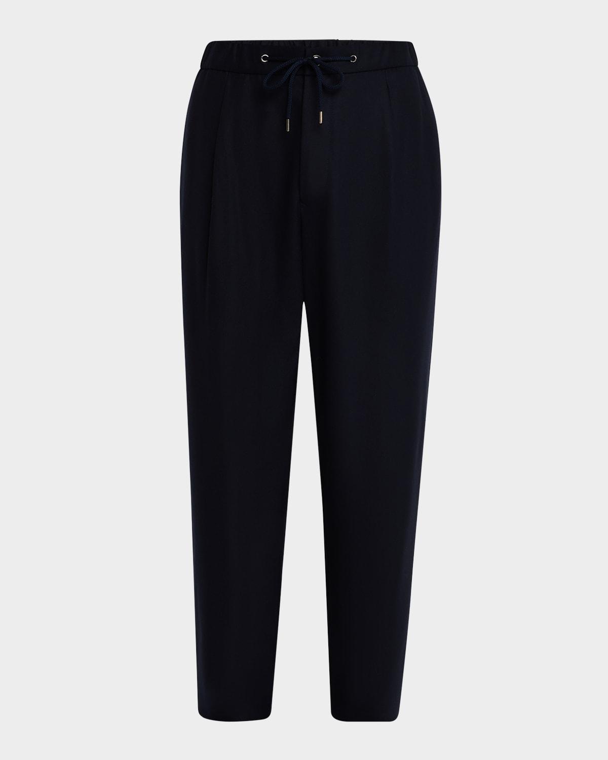 Mens Cashmere Drawstring Trousers Product Image