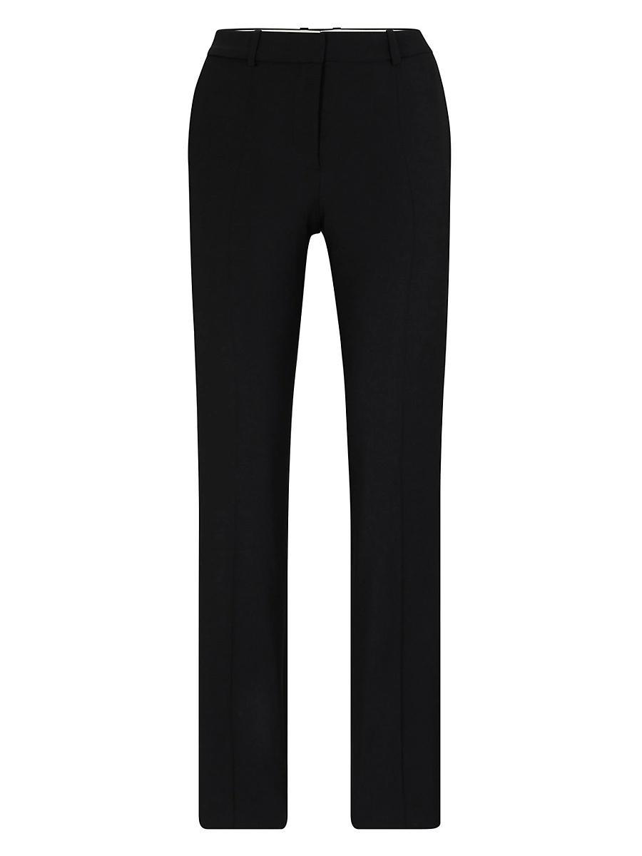 Womens Regular-Fit Trousers in Wool Product Image