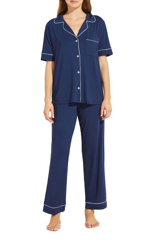 Eberjey Gisele Short Sleeve Long Pant Pajama Set Product Image