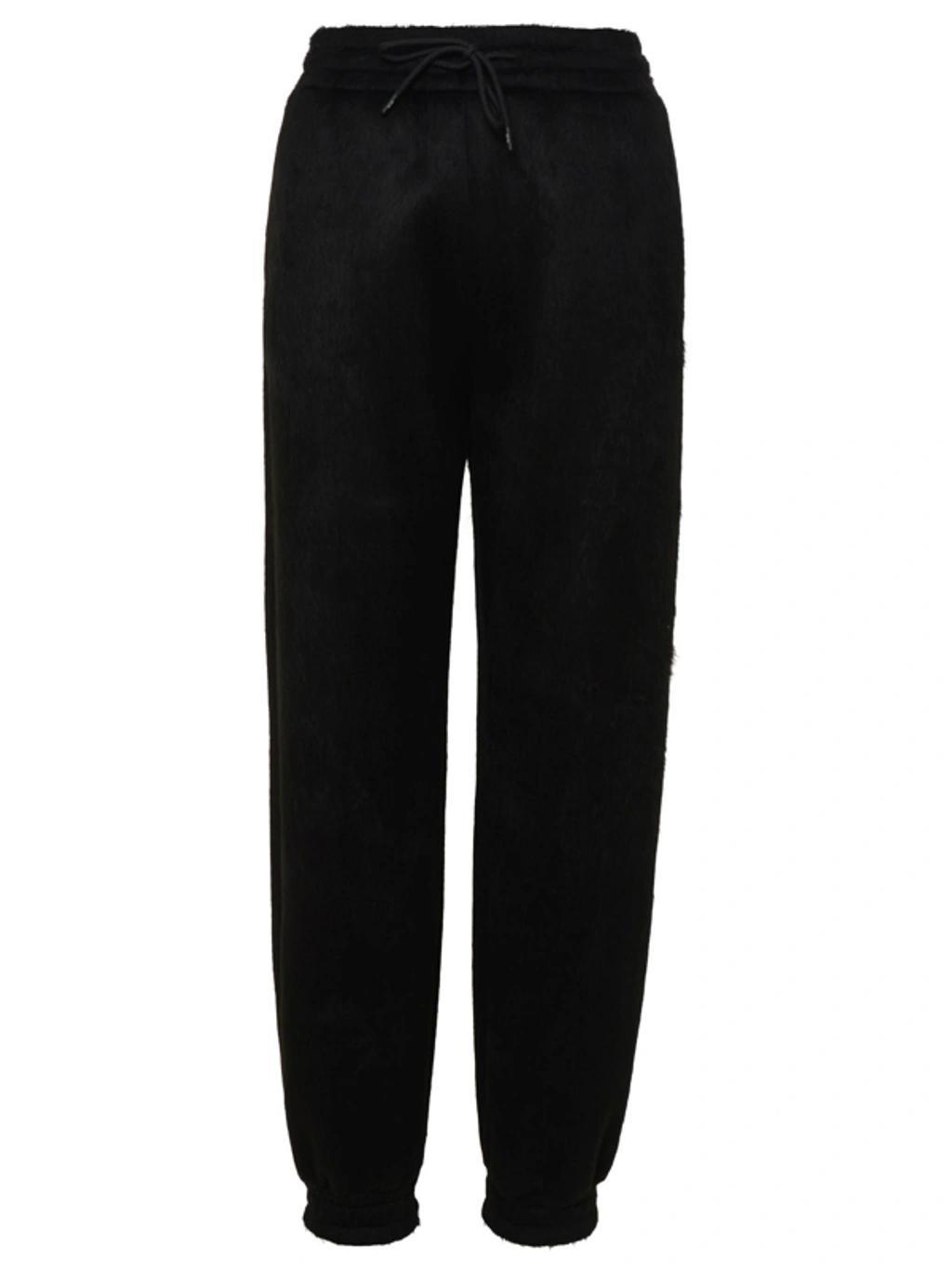 MSGM Elasticated Waist Drawstring Jogger In Black Product Image