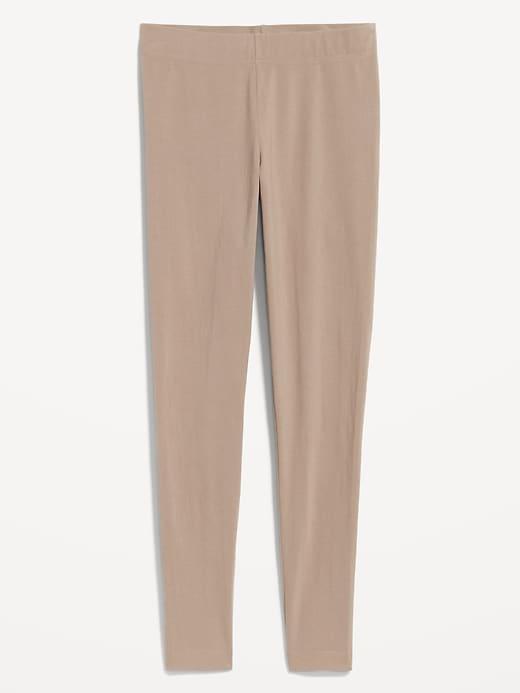 High-Waisted Jersey Leggings Product Image