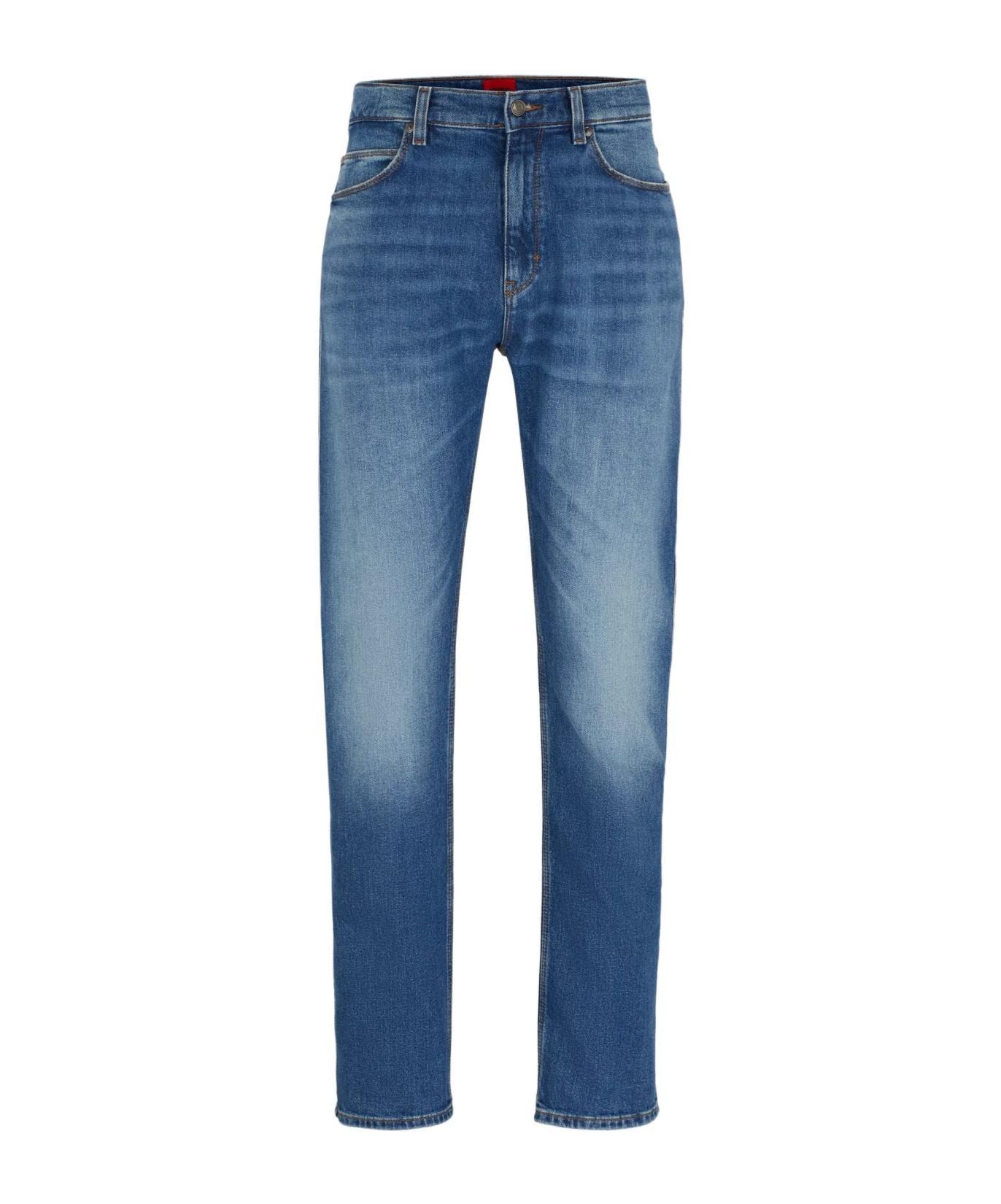 HUGO BOSS Mid-rise Slim-fit Jean In Blue Product Image