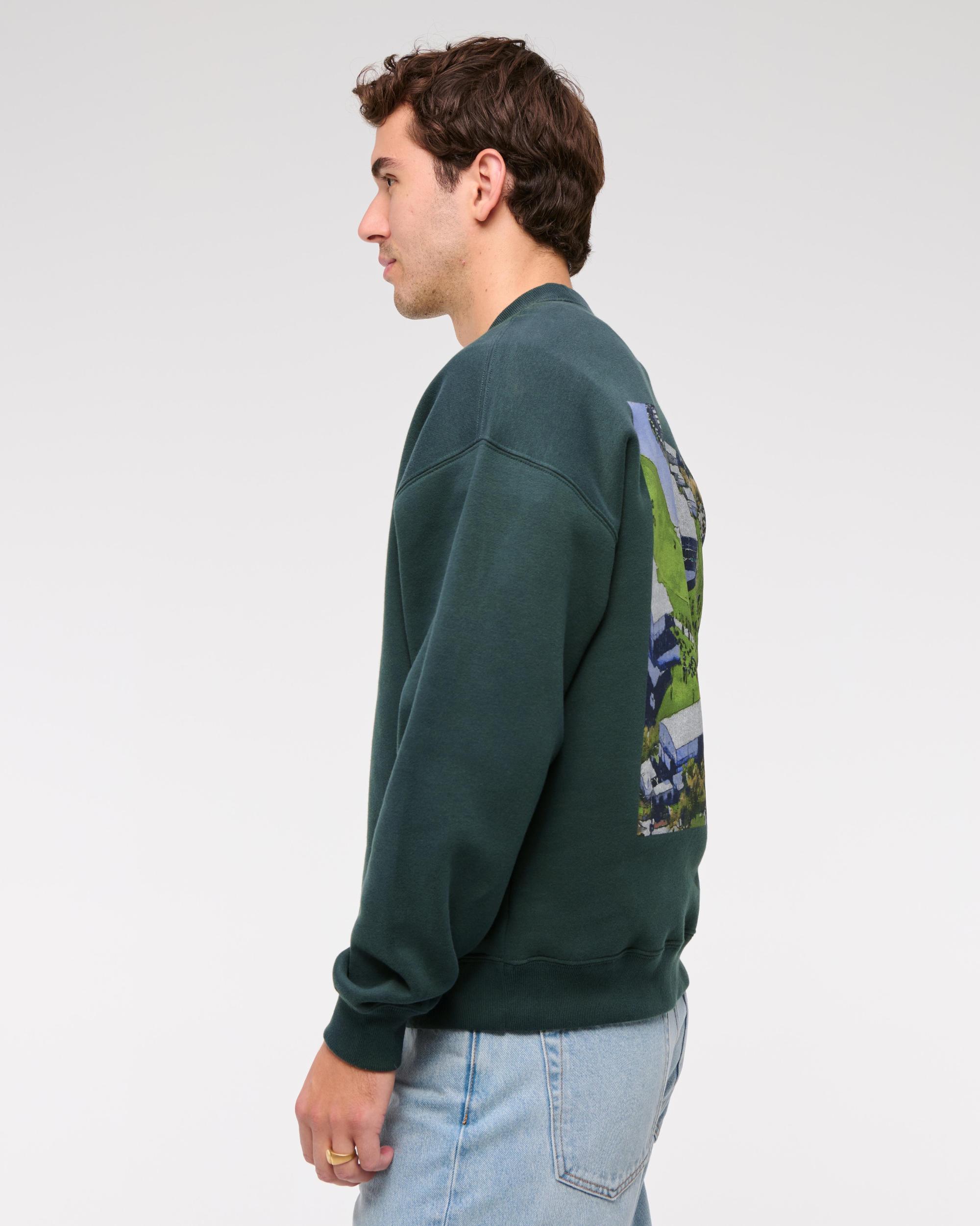 Golf Graphic Crew Sweatshirt Product Image