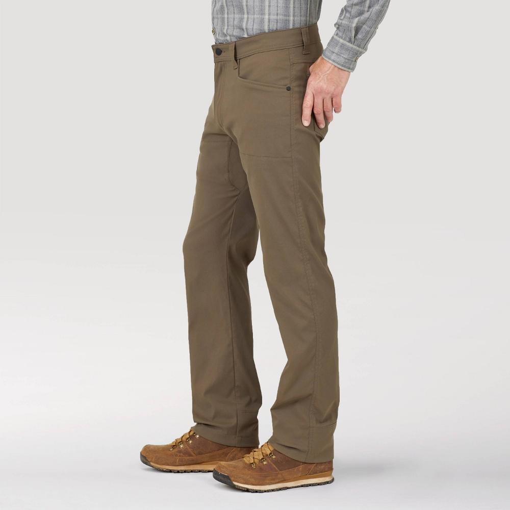Wrangler Men's ATG Synthetic Straight Utility Pants - Morel 36x30: Midweight Nylon-Spandex, Zippered Pocket Product Image