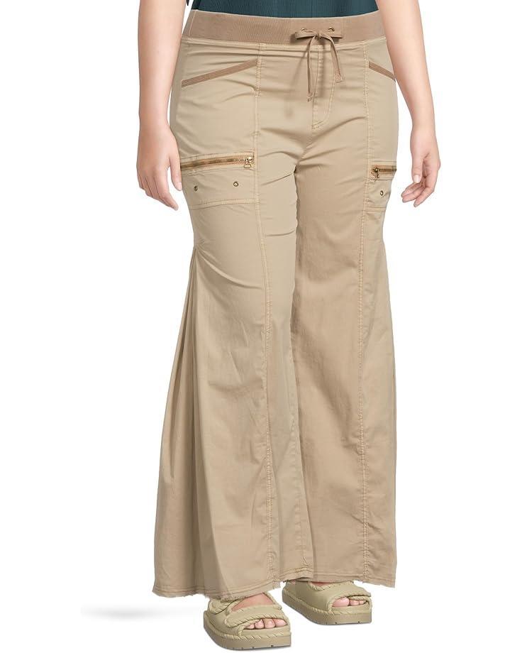 Willow Wide Leg Stretch Poplin Pants Product Image