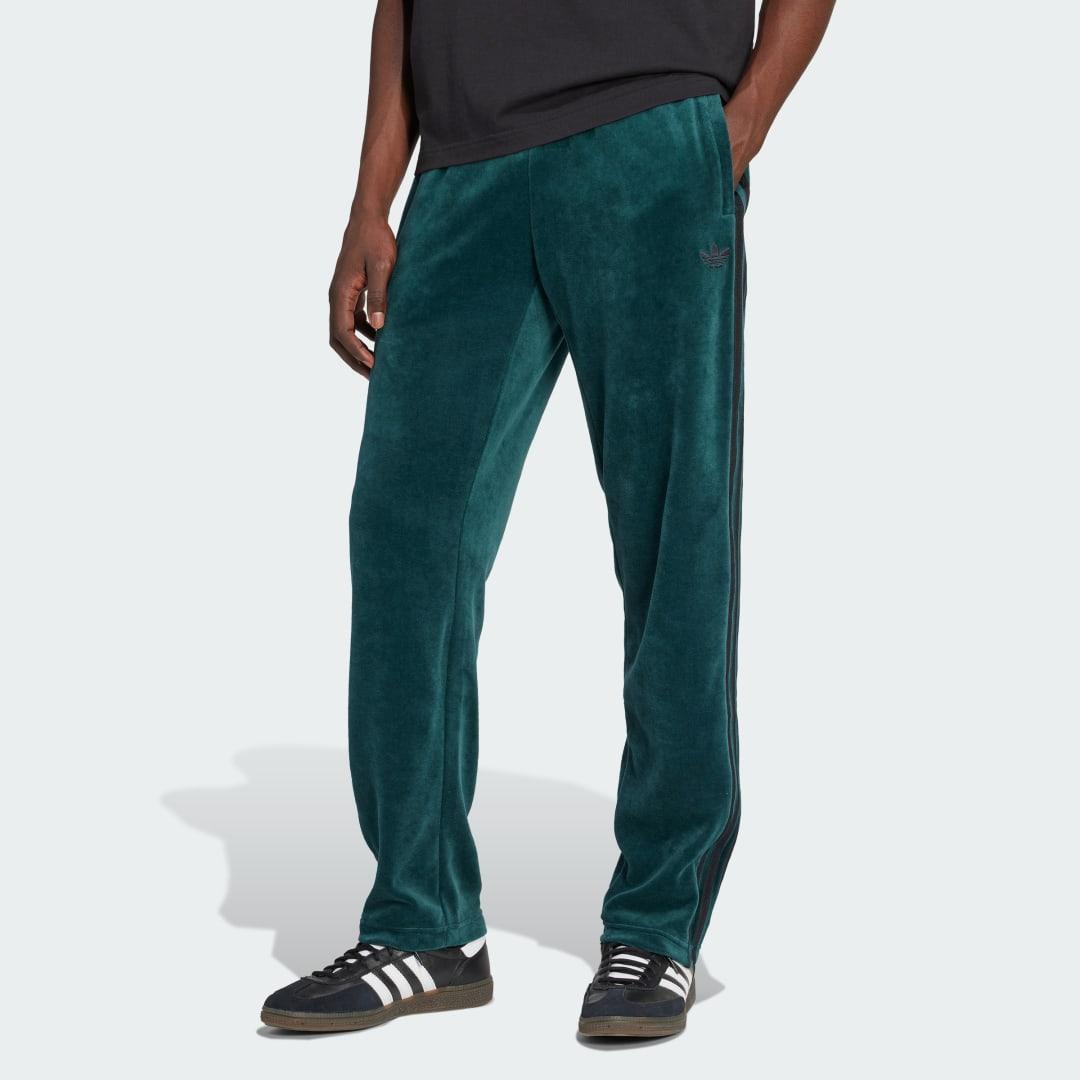 adidas SST Adicolor Velour Track Pants Black XL Mens Product Image