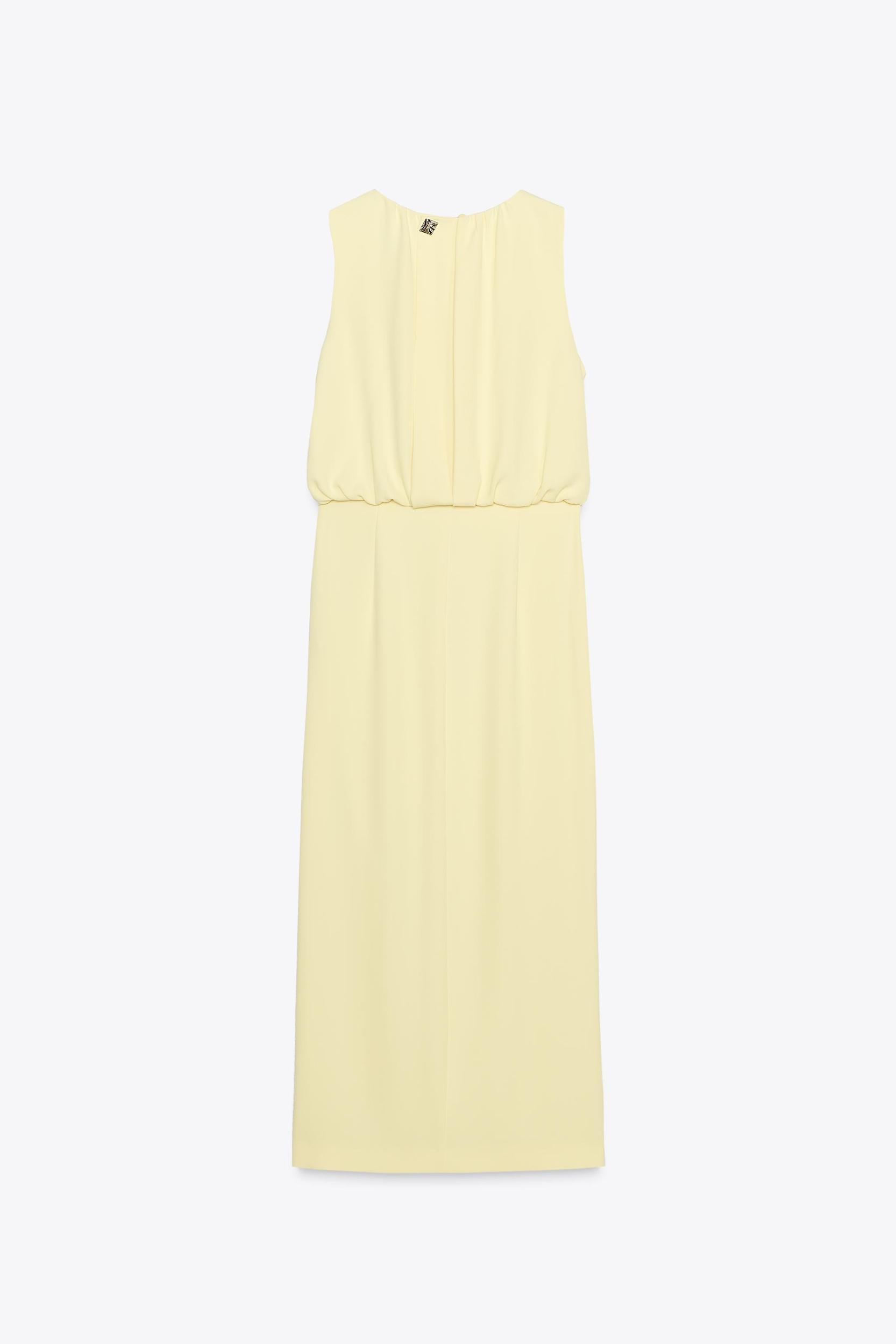 RUCHED MIDI DRESS Product Image