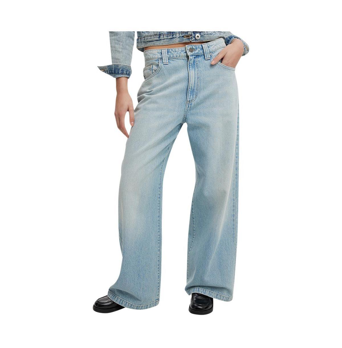 Cotton On Women's Low Super Baggy Jean in Graphite Black at Nordstrom, Size 18 Product Image