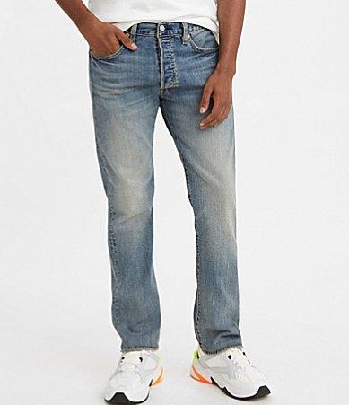 Mens Levis 501 Original Fit Stretch Jeans Product Image