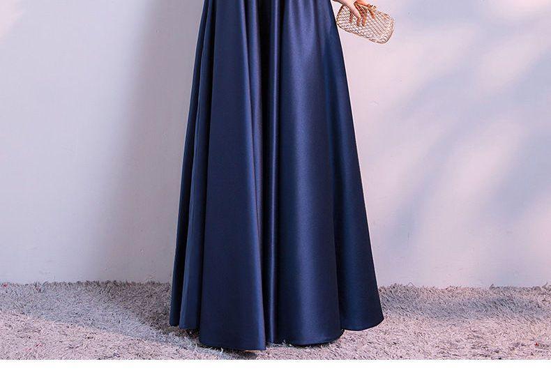 Bow Detail Elbow-Sleeve A-Line Cocktail Dress / Evening Gown Product Image