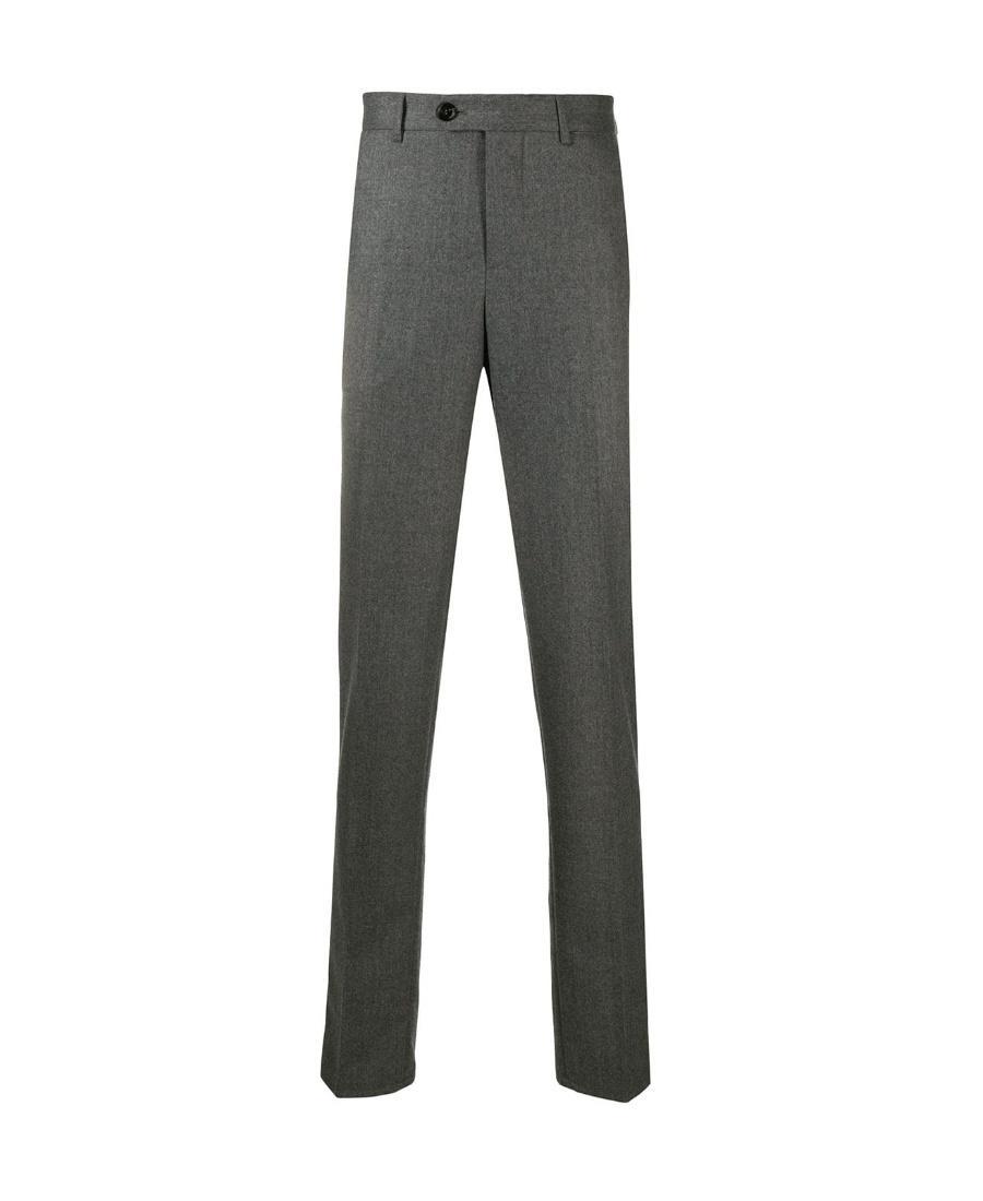 BRUNELLO CUCINELLI Tailored Wool Trousers In Black Product Image