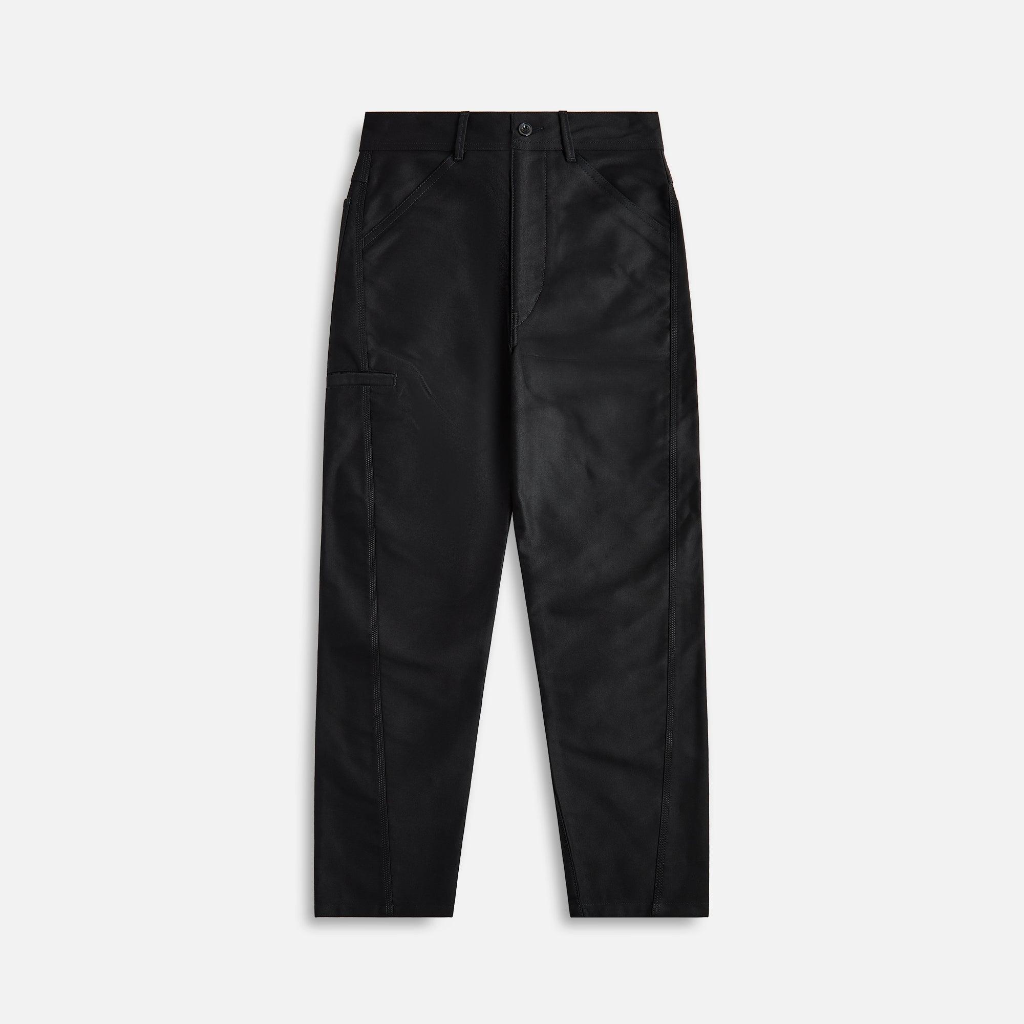 Lemaire Twisted Workwear Pants - Black Male Product Image