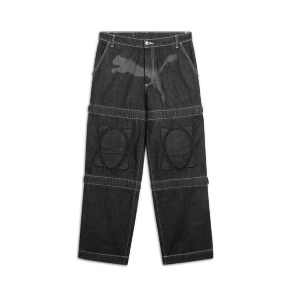 A$AP ROCKY x PUMA Knee Pad Men's Pants in Black/Denim Product Image