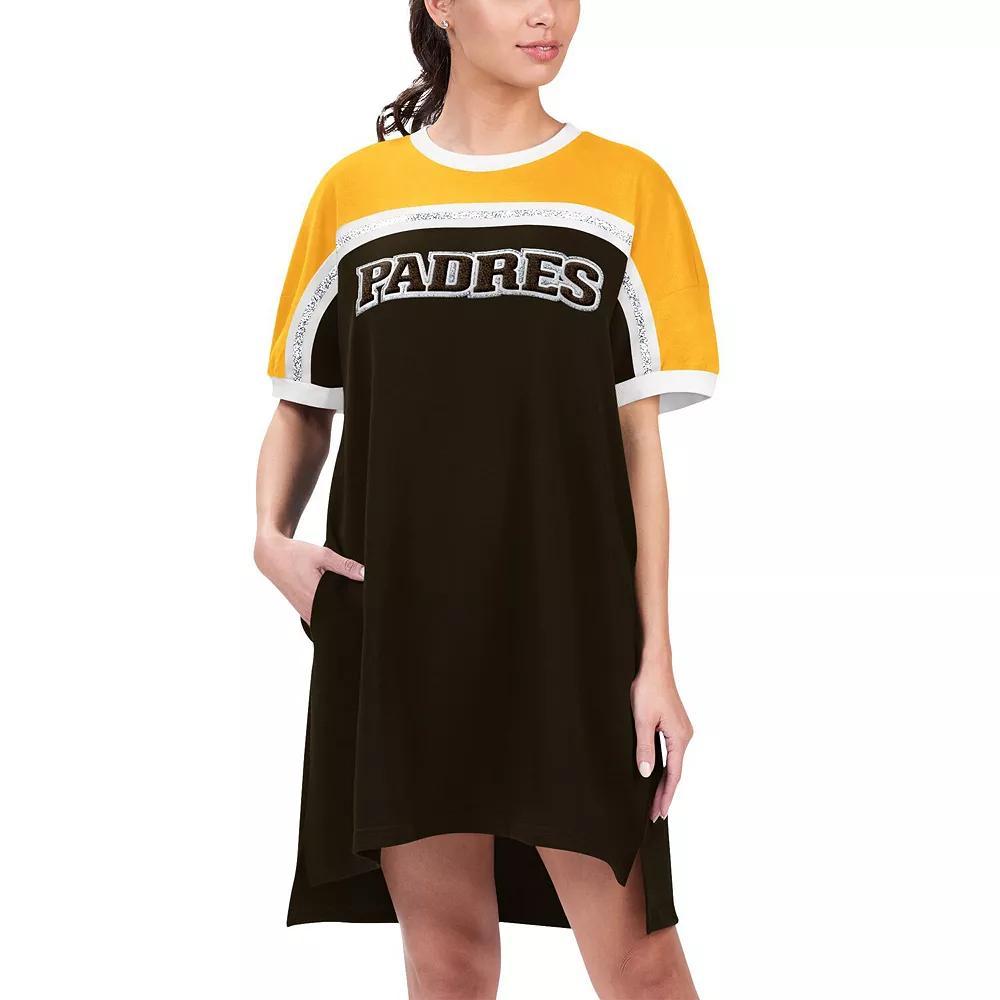 Women's G-III 4Her by Carl Banks Navy/Gray New York Yankees Circus Catch Sneaker Dress, Size: XL, Blue Product Image