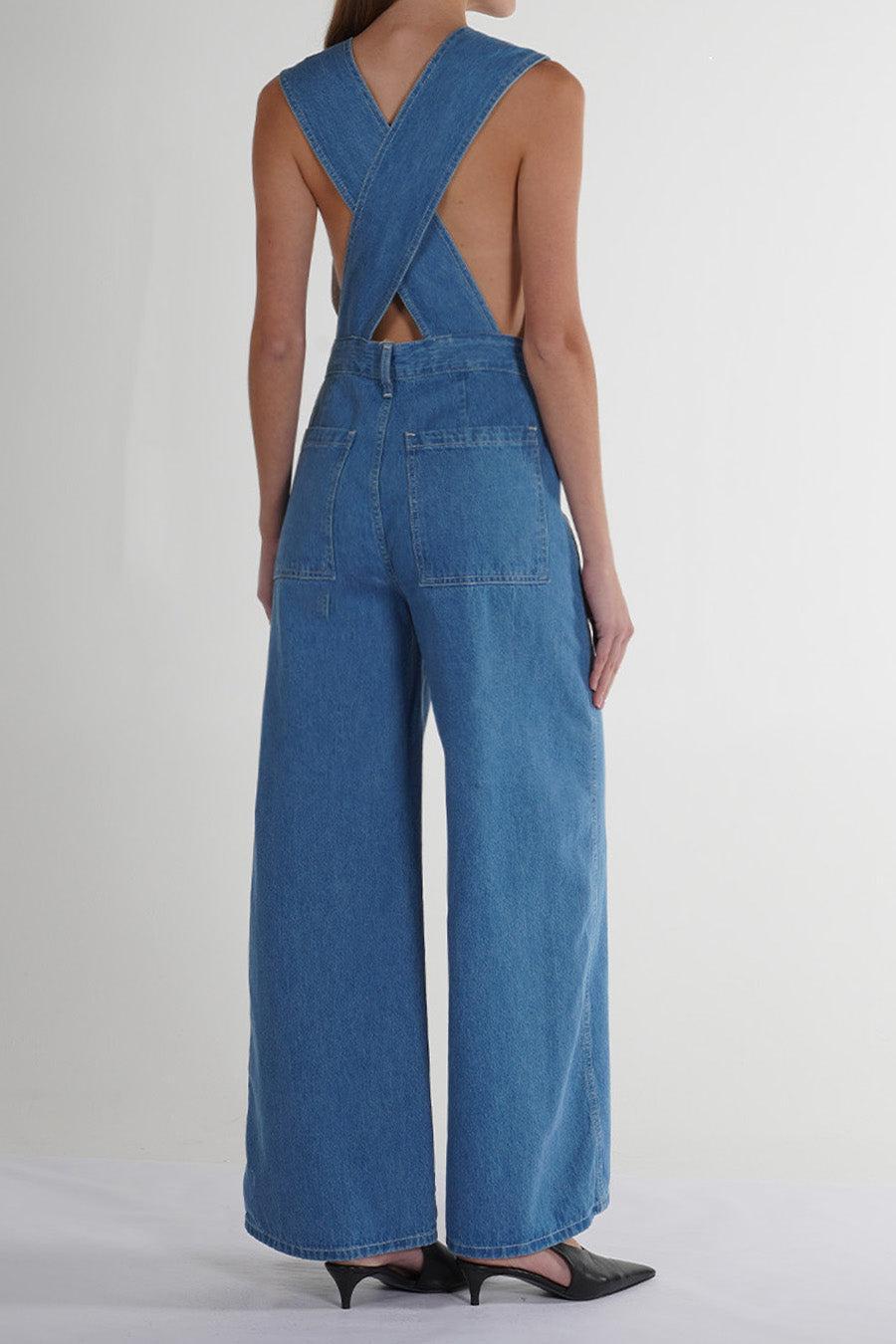 Elina Jumpsuit - Etheral Blue Product Image