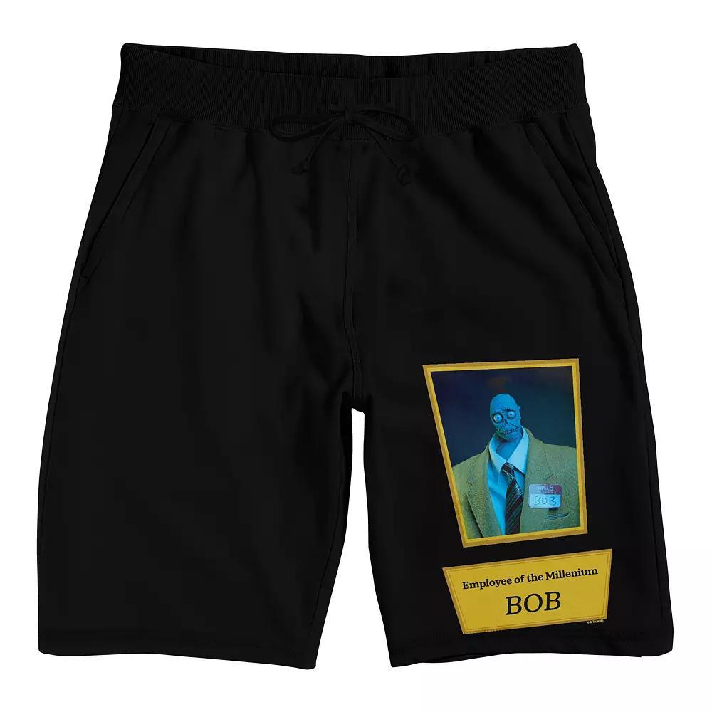 Men's Beetlejuice Pajama Shorts, Size: Small, Black Product Image