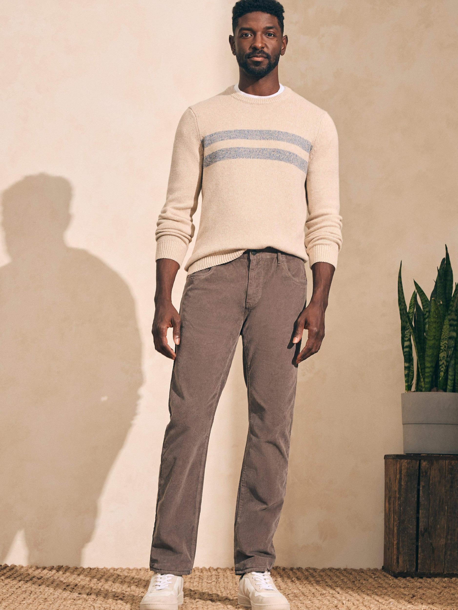 Stretch Corduroy 5-Pocket Pant (32" Inseam) - Rugged Grey Male Product Image