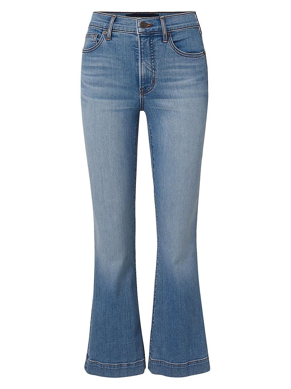 Veronica Beard Carson High Rise Ankle Flare Jeans in Amethyst Product Image