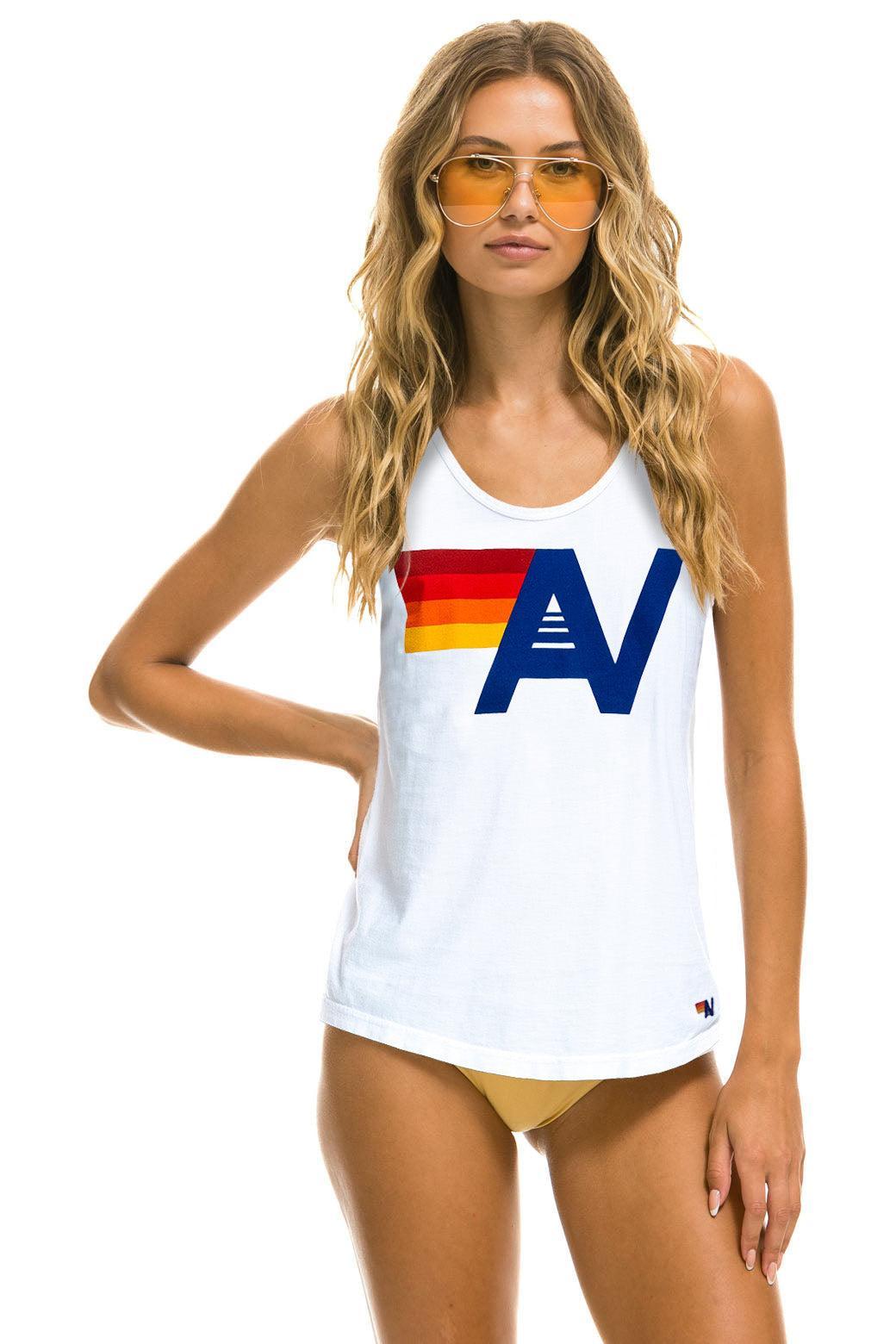 MEN'S LOGO TANK - WHITE Male Product Image