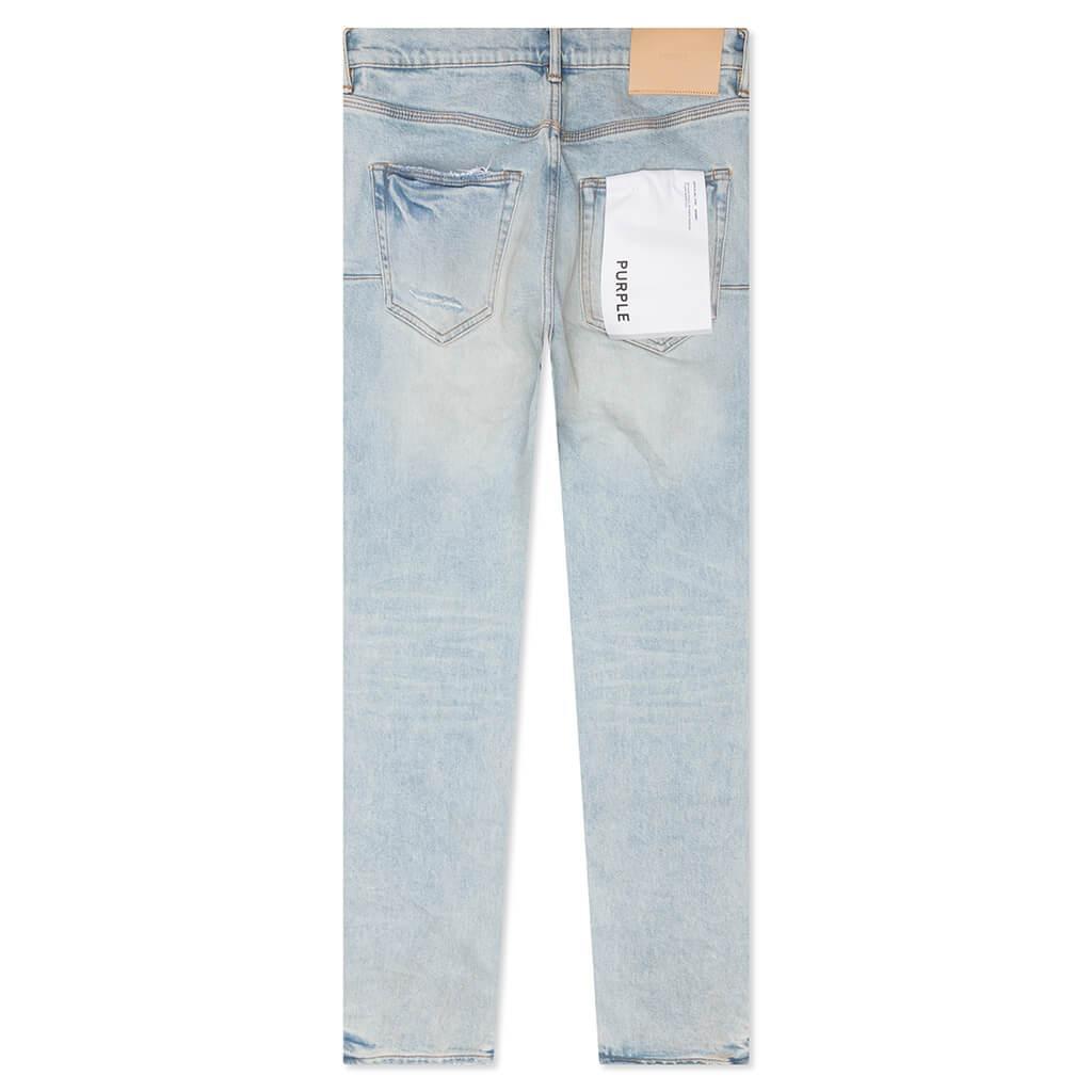 Skinny Fade Distressed Jeans - Light Indigo Male Product Image