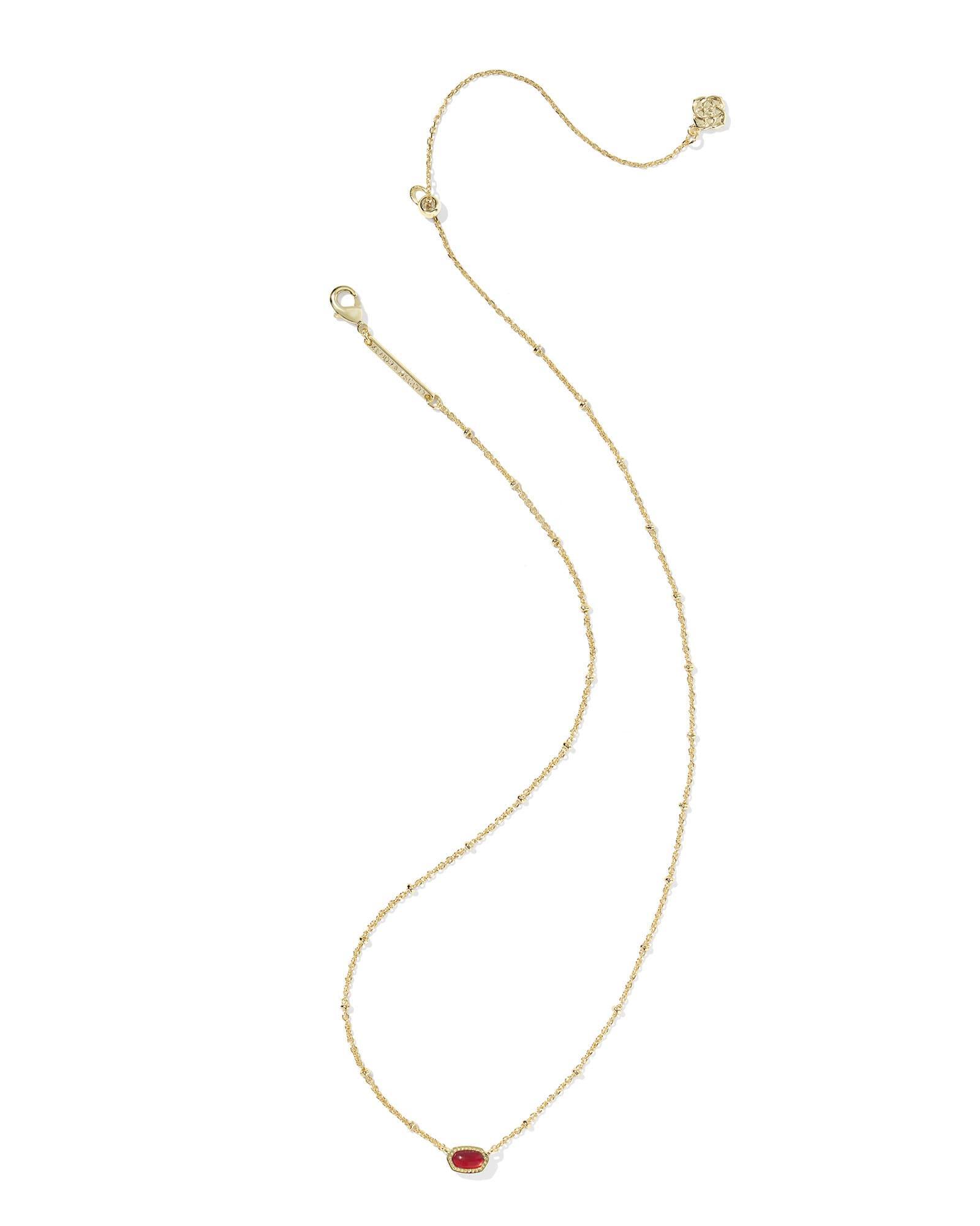 Mini Elisa Gold Satellite Short Pendant Necklace Product Image