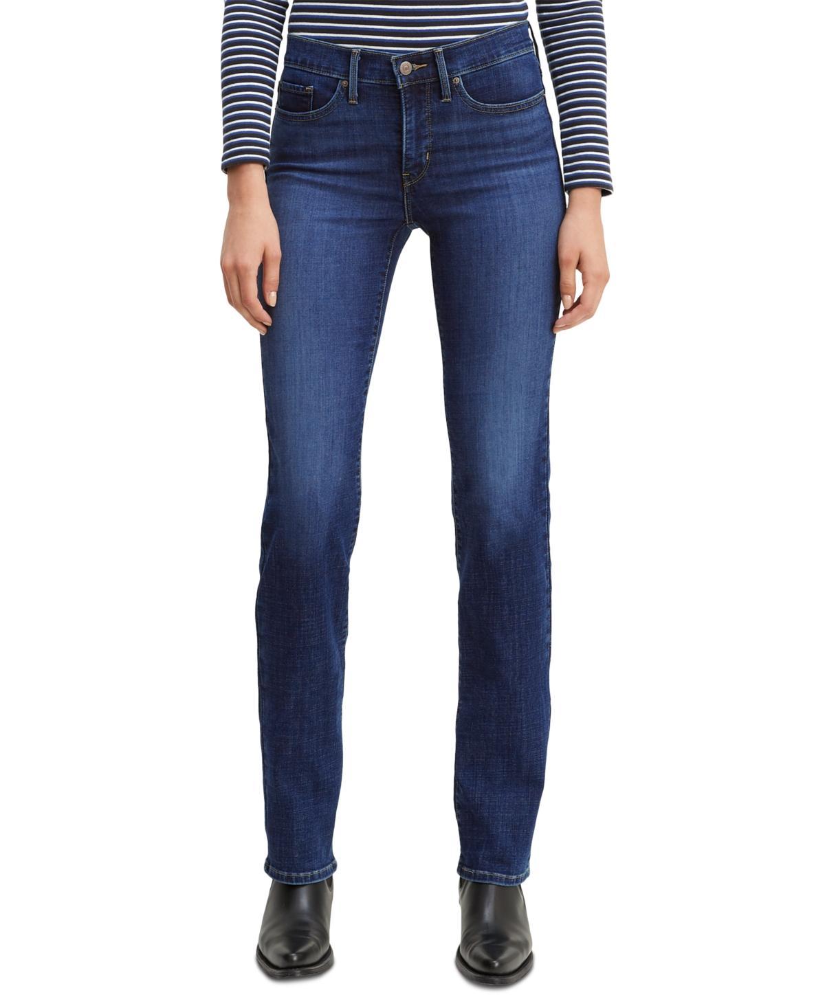 Levis 314 Shaping Straight Leg Mid Rise Jeans Product Image