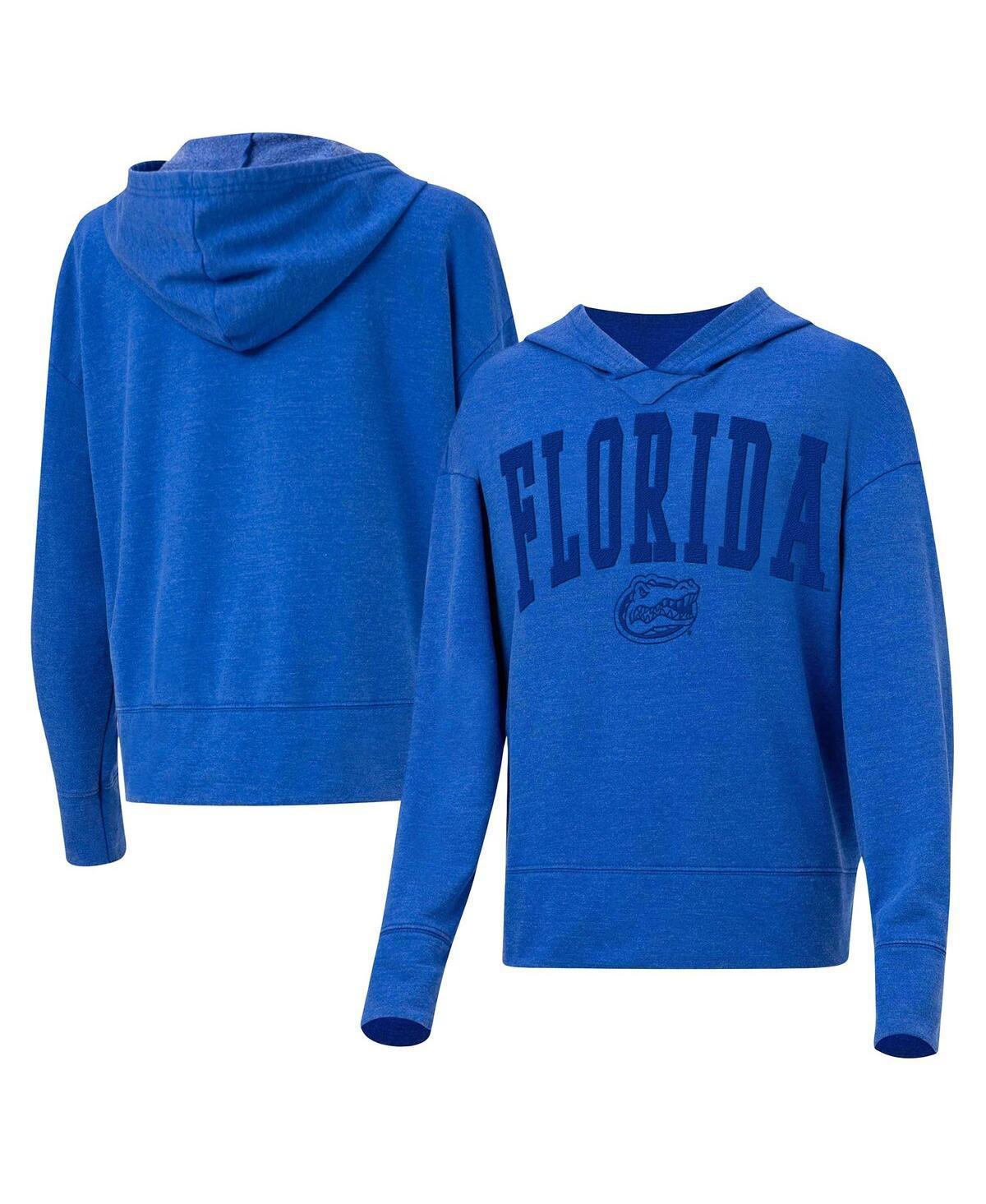 Women's Concepts Sport Royal Florida Gators Volley Long Sleeve Hoodie T-Shirt, Size: XL, Blue Product Image