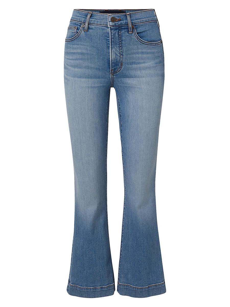 Veronica Beard Carson High Rise Ankle Flare Jeans in Amethyst Product Image