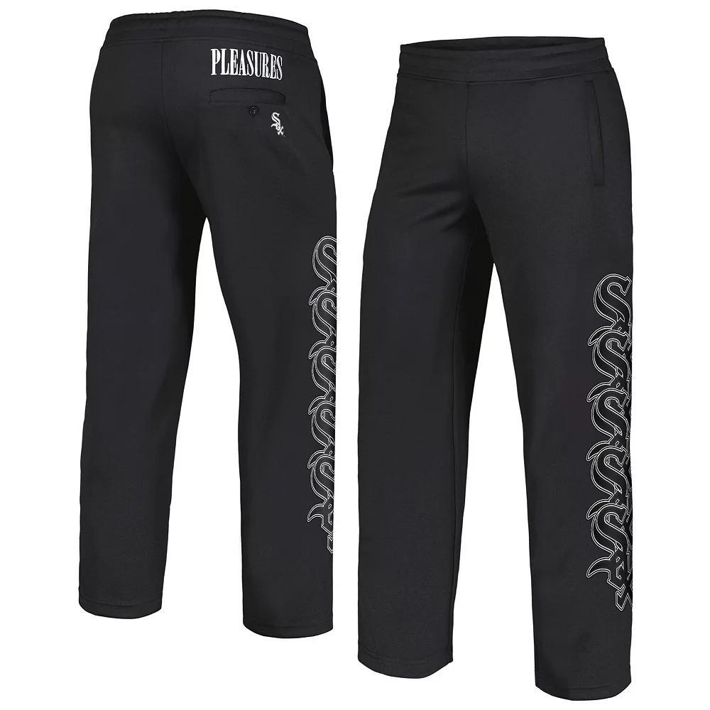Men's Black Chicago White Sox Pitcher Track Pants, Size: Medium Product Image