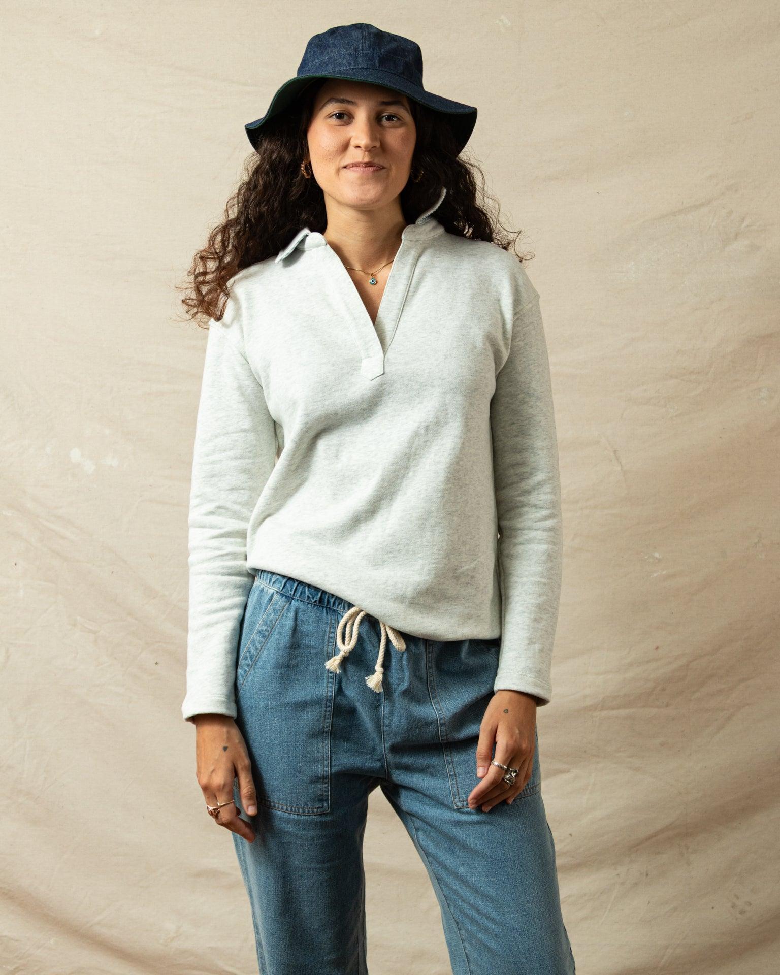 Inlet Pullover in Collegiate Loopback Terry Product Image