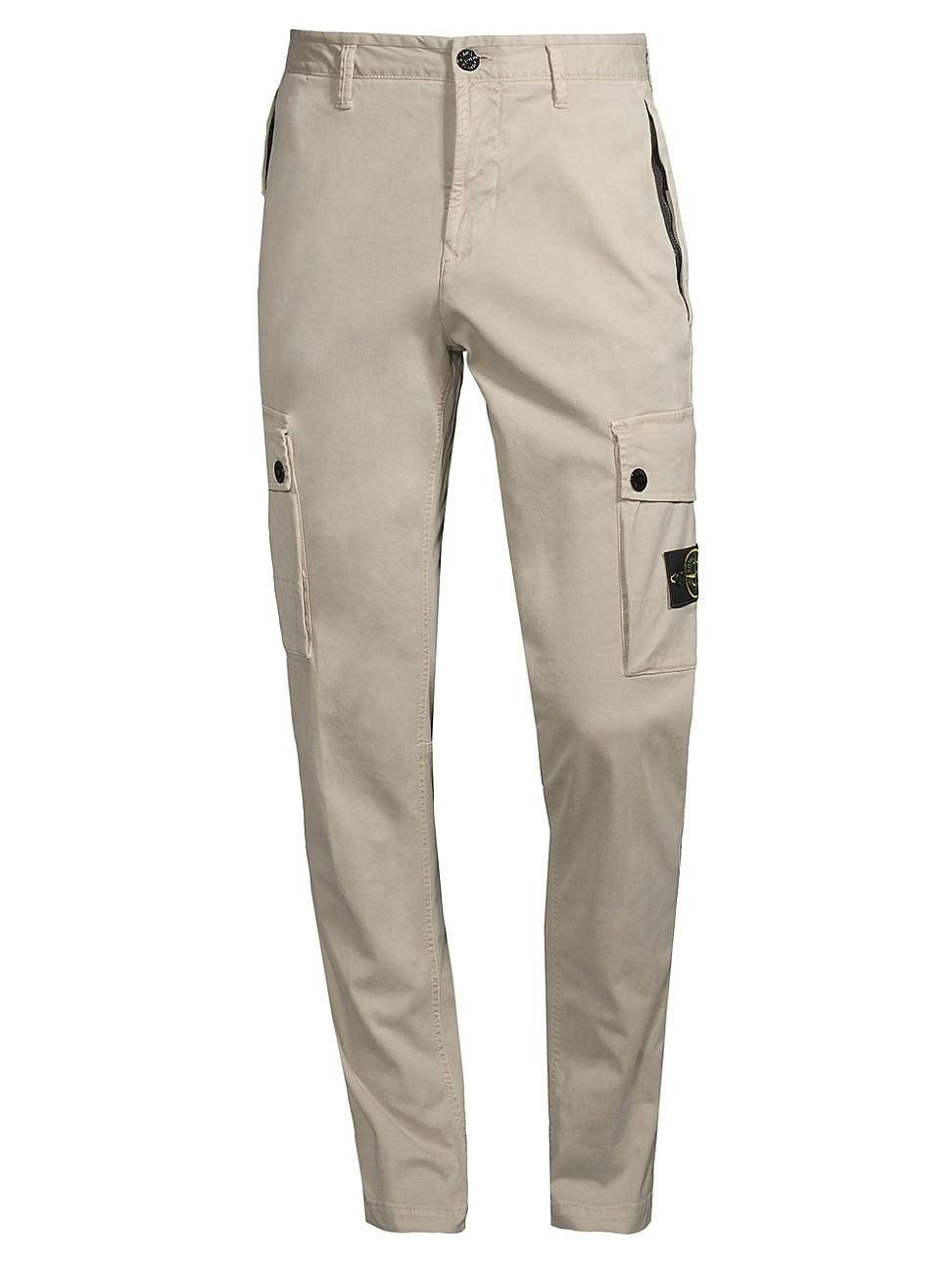 Mens Broken Twill Cotton Trousers Product Image