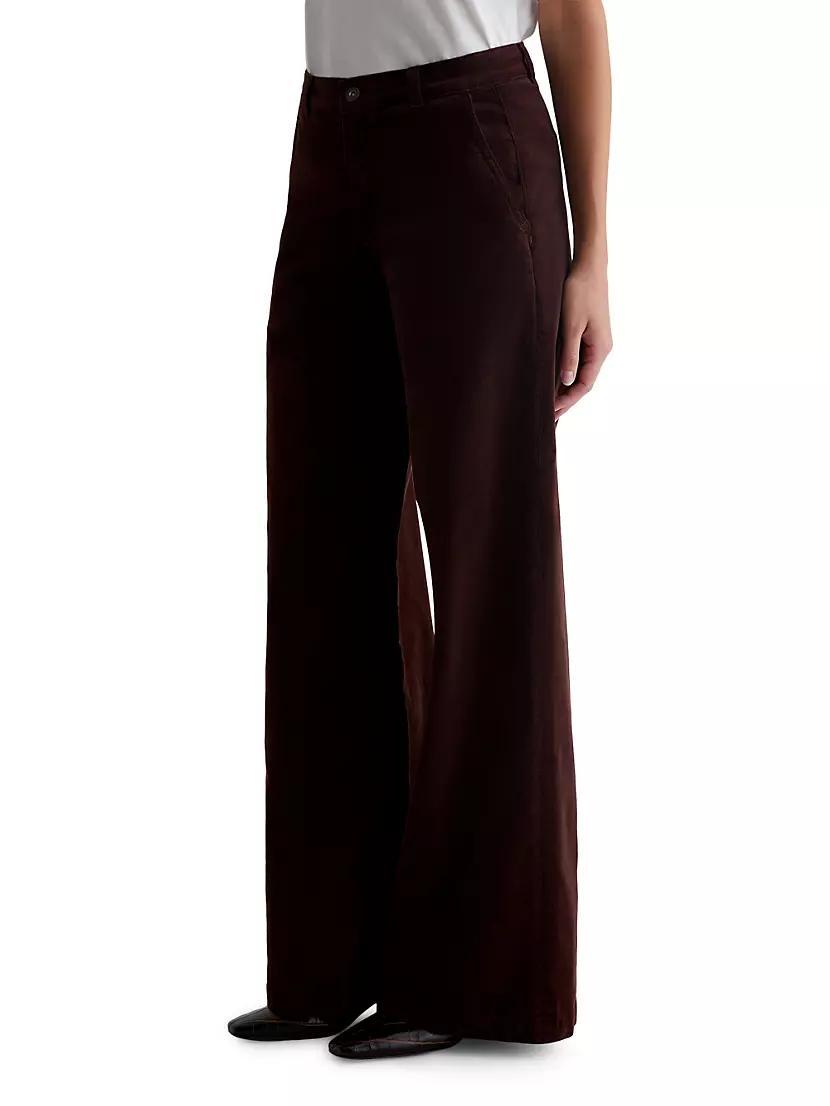 Stella Mid-Rise Corduroy Palazzo Pants Product Image