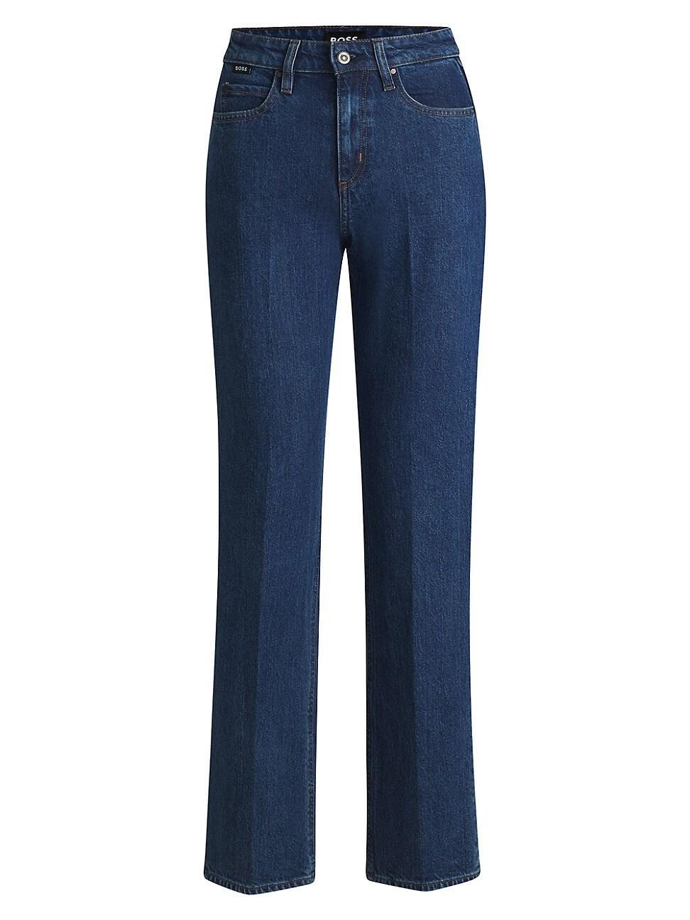 Womens Slim-Fit Jeans in Comfort-Stretch Denim Product Image