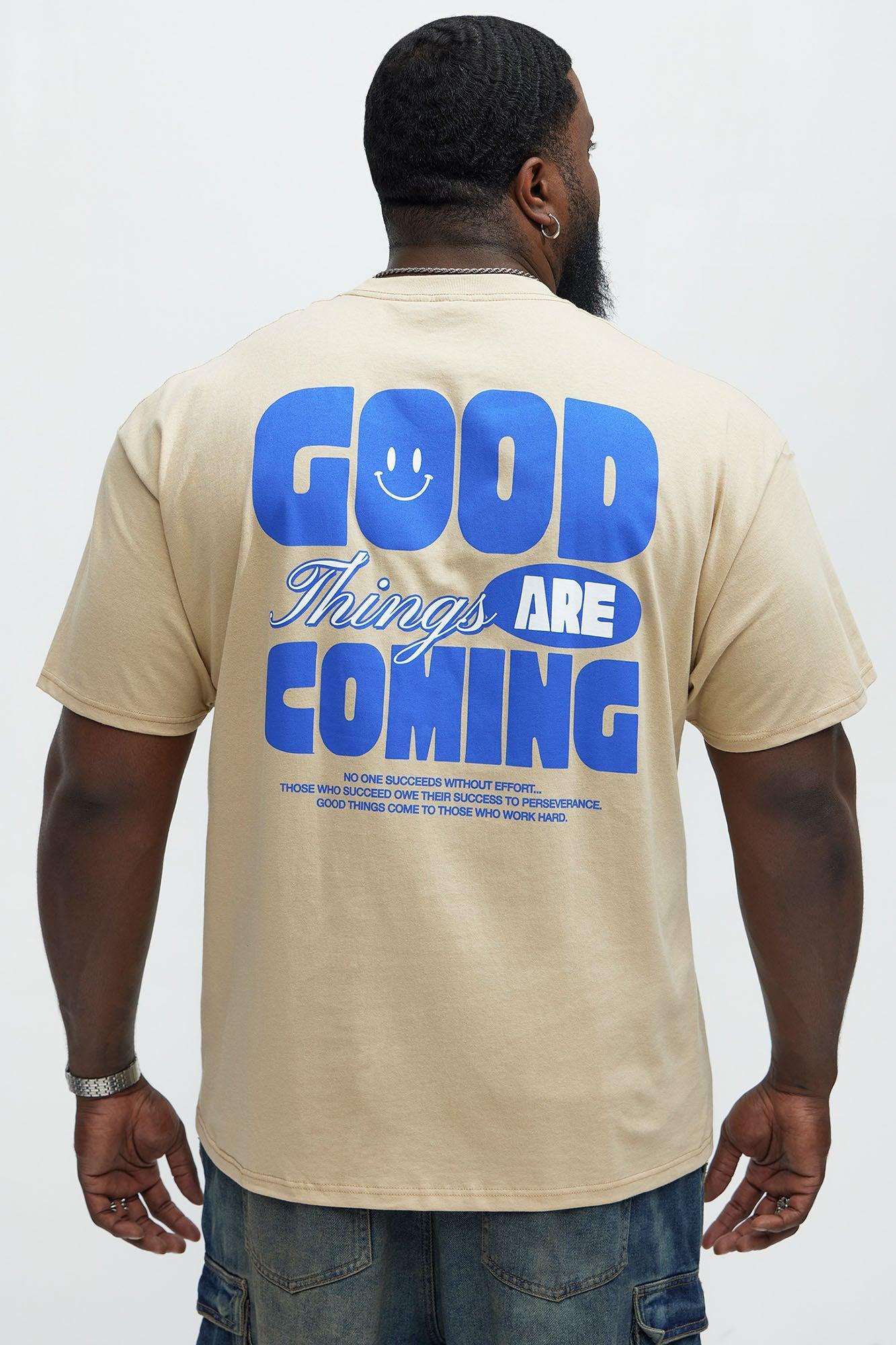 Good Things Coming Short Sleeve Tee - Natural Product Image