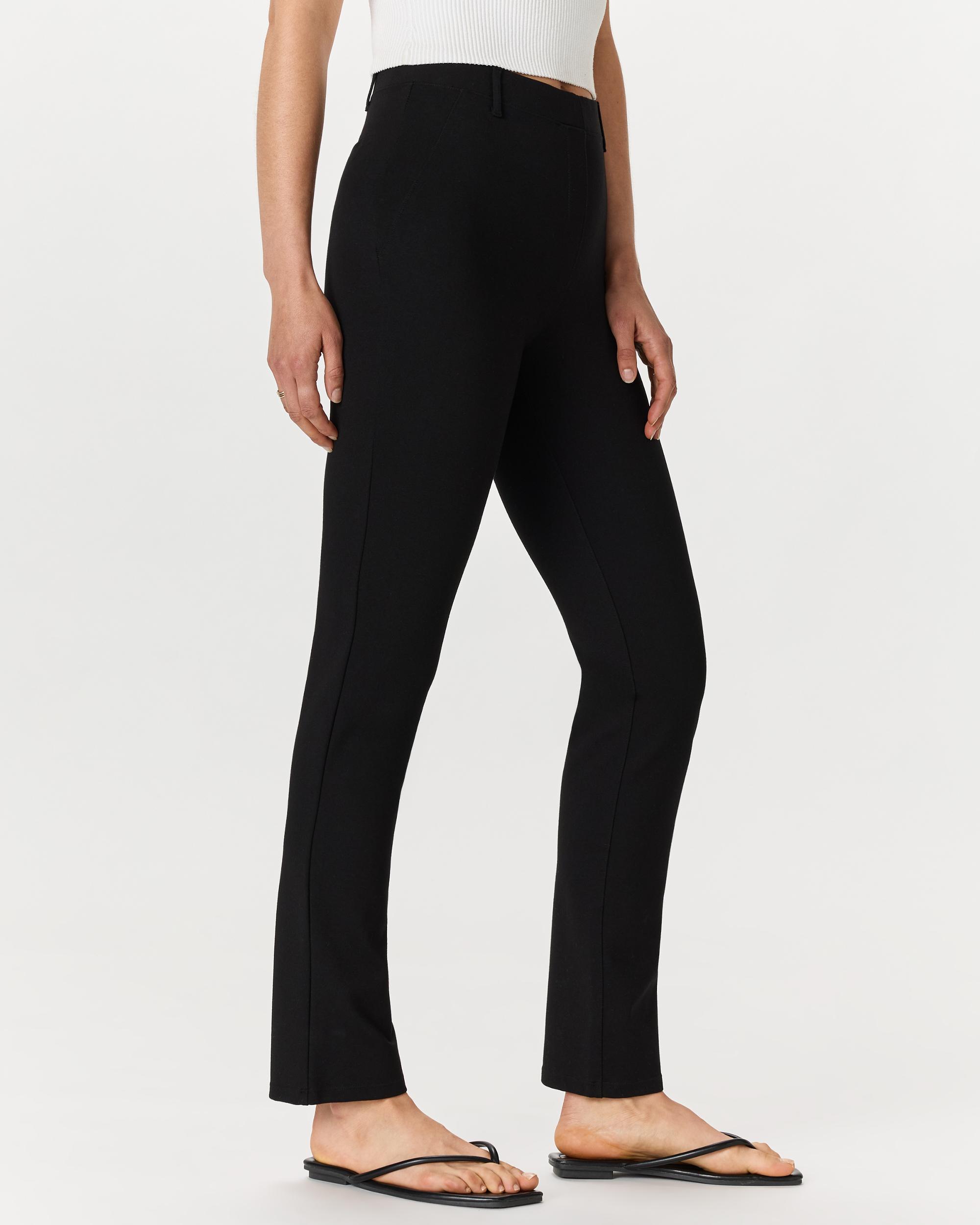 Quince | Women's Ultra-Stretch Ponte Straight Leg Pants Petite Rayon Product Image