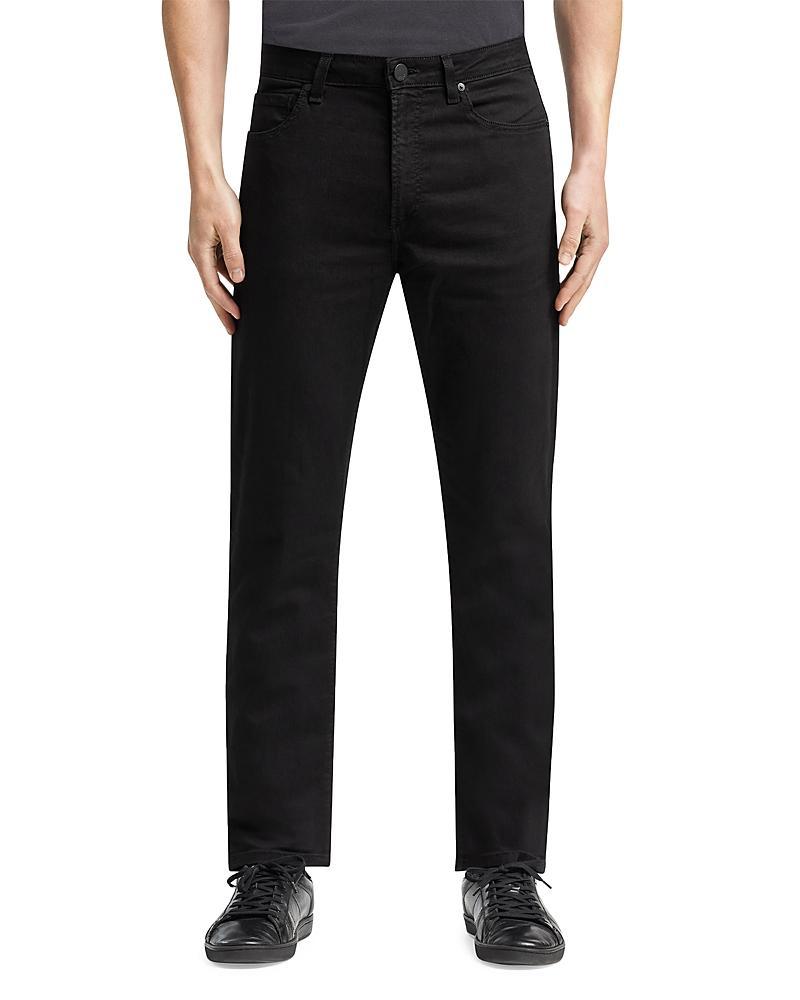 Monfrere Brando Slim Straight Jeans in Noir Product Image