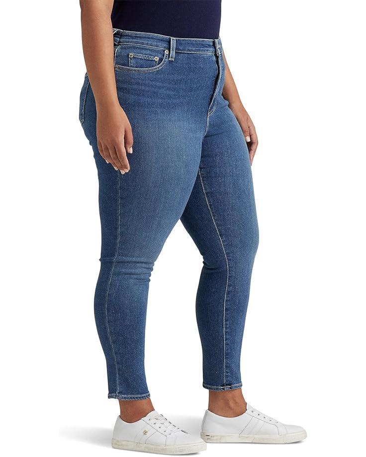 Plus Size Stretch Cotton Boatneck Top Product Image