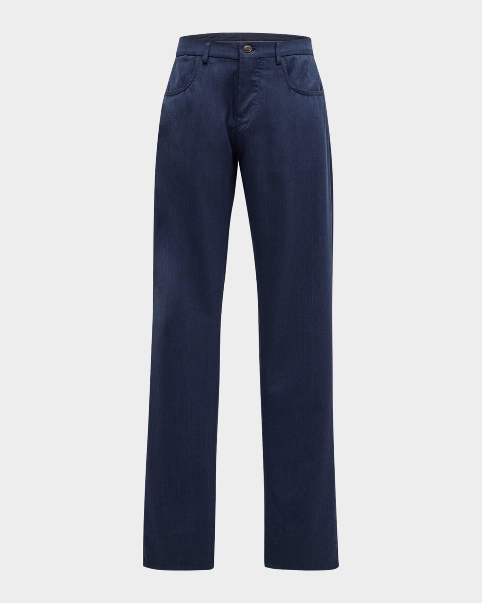 Men's Impeccabile Wool 5-Pocket Pants Product Image