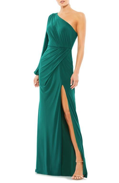 Womens Jersey One-Shoulder Column Gown Product Image