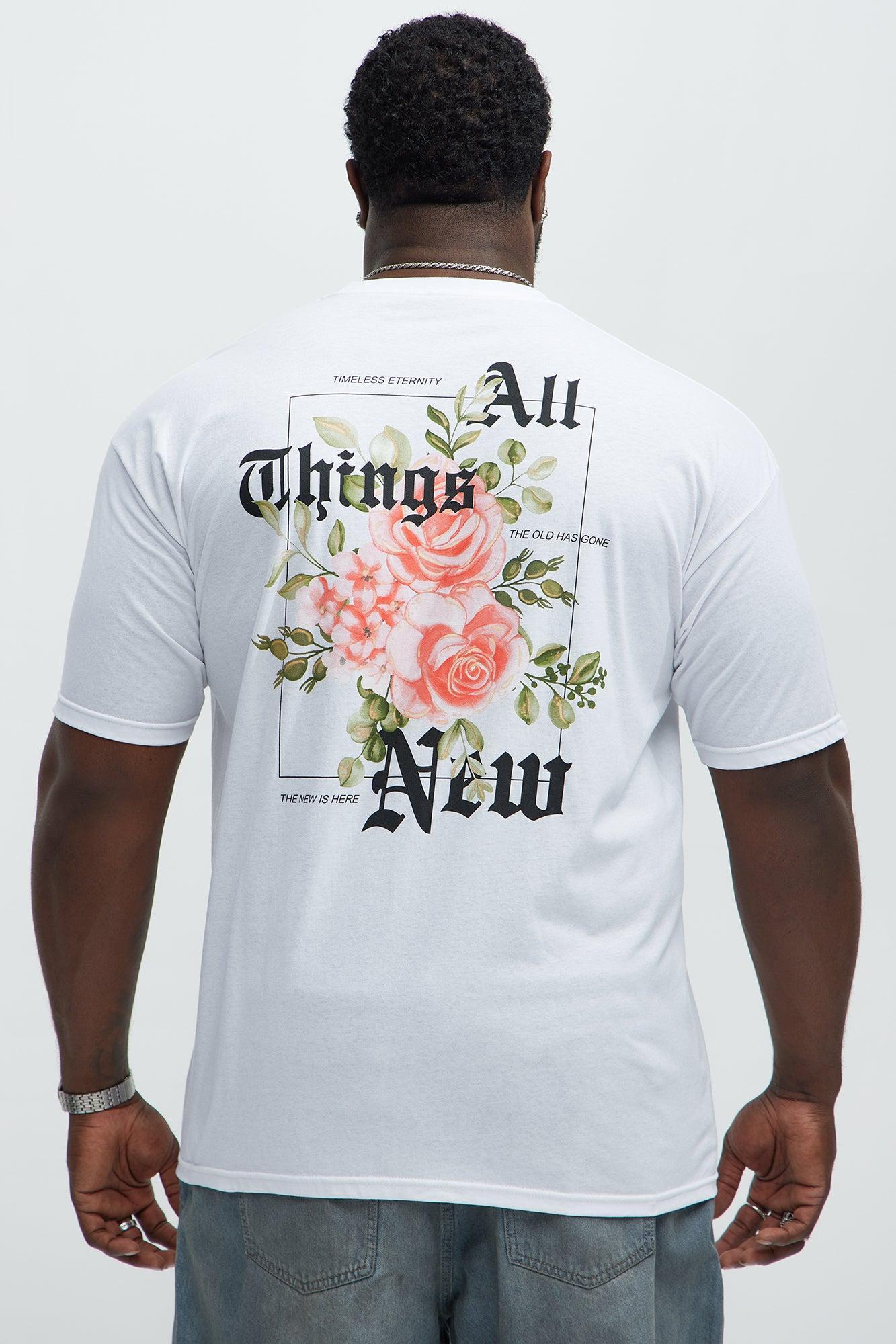 All Things New Short Sleeve Tee - White Product Image